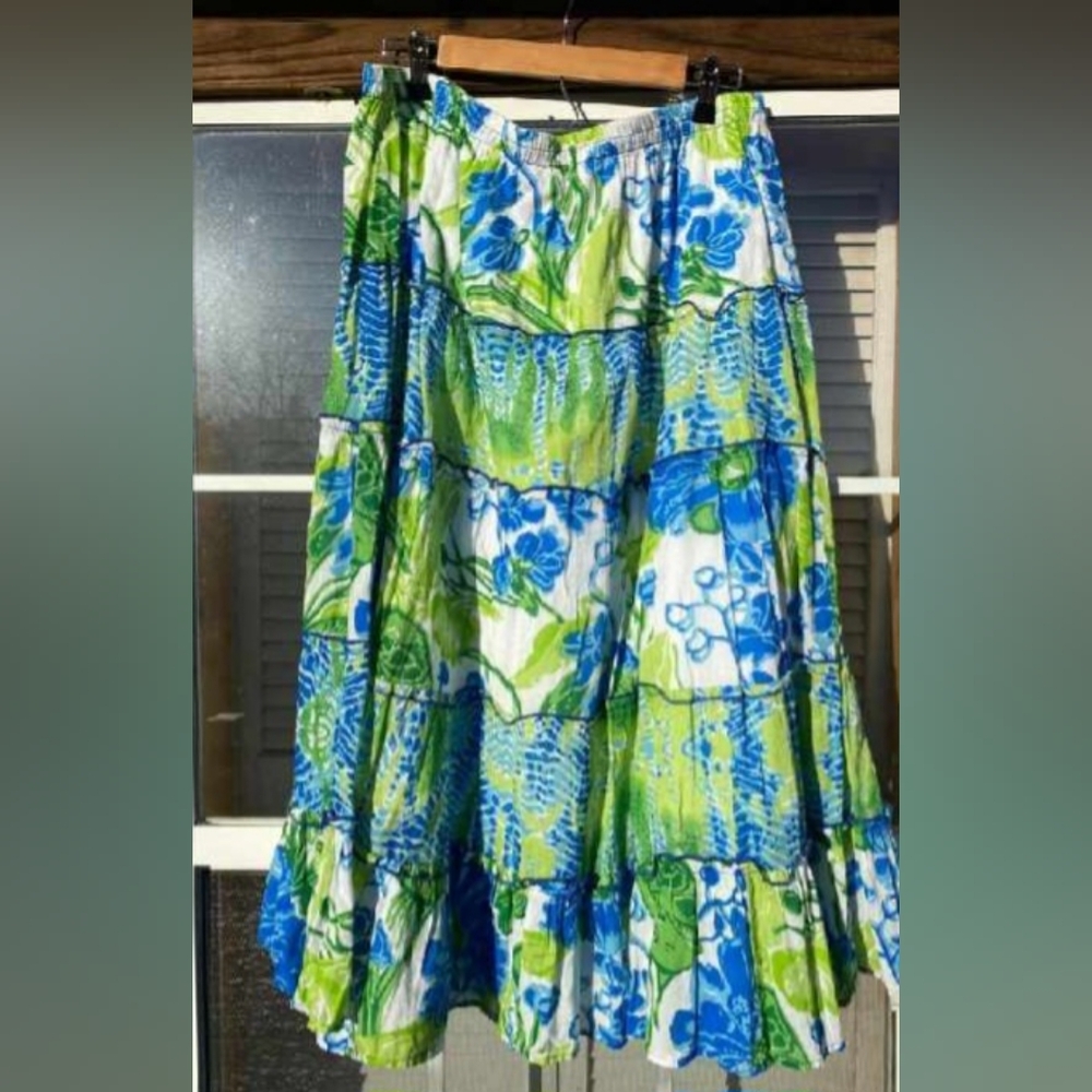 Cotton Skirt, Floral skirt,